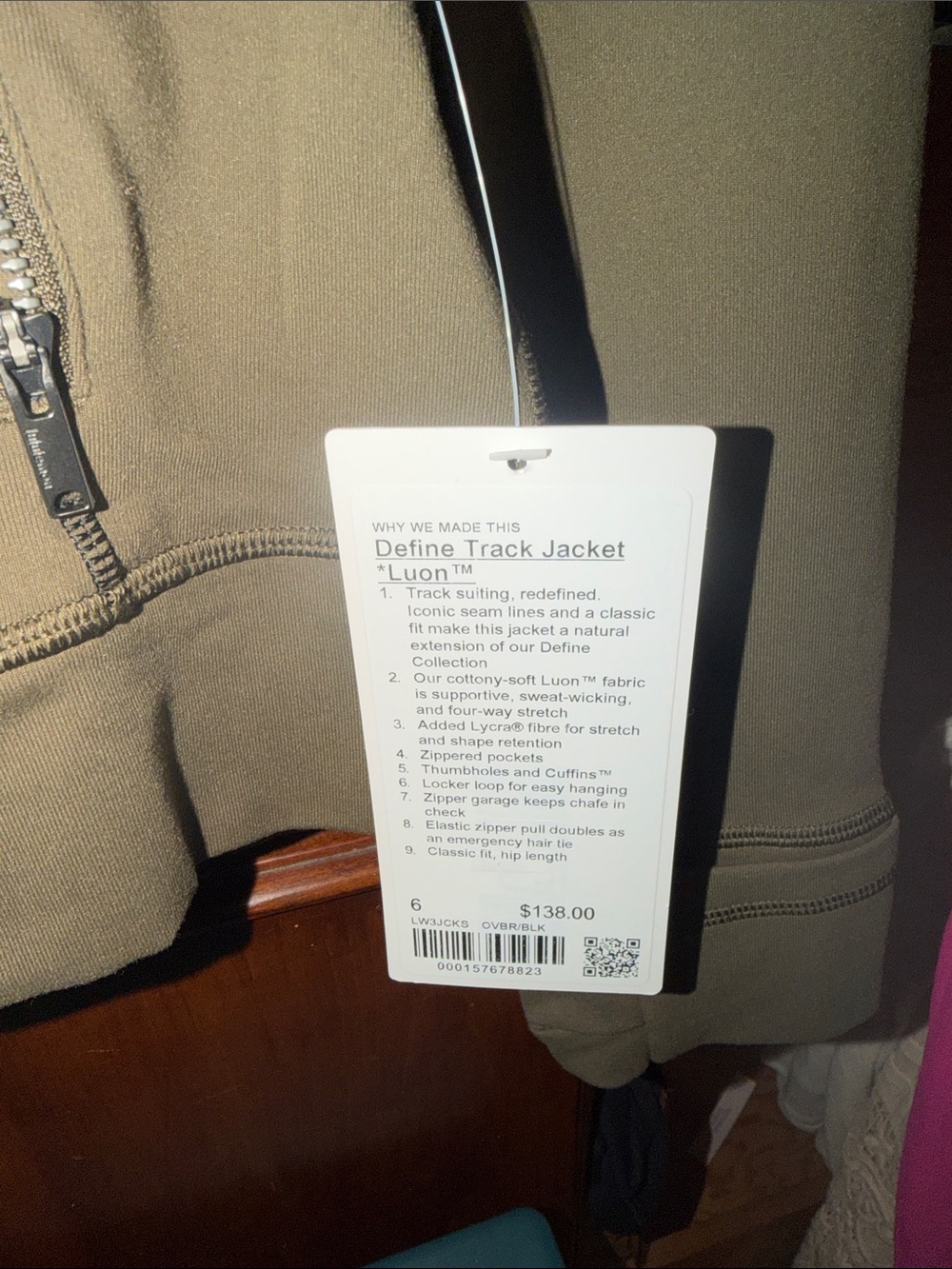 Lululemon Define Track Jacket NWT - Picture 2 of 7